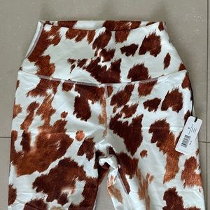 We Wore What Cow Print Yoga Leggins